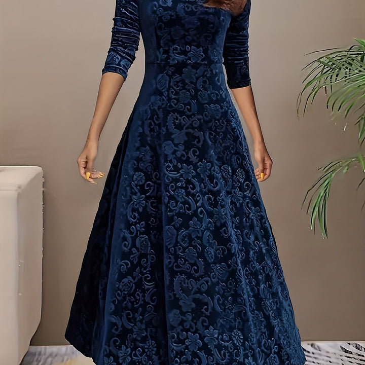 Julie | Elegants Maxichleid mit Muster