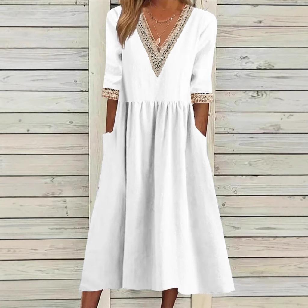 LIVIA | MIDILÄNGE SPITZENKLEID