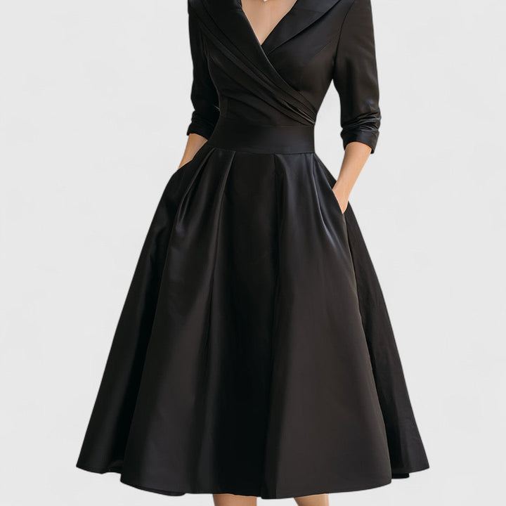 Nicole | Elegants Midi-Chleid