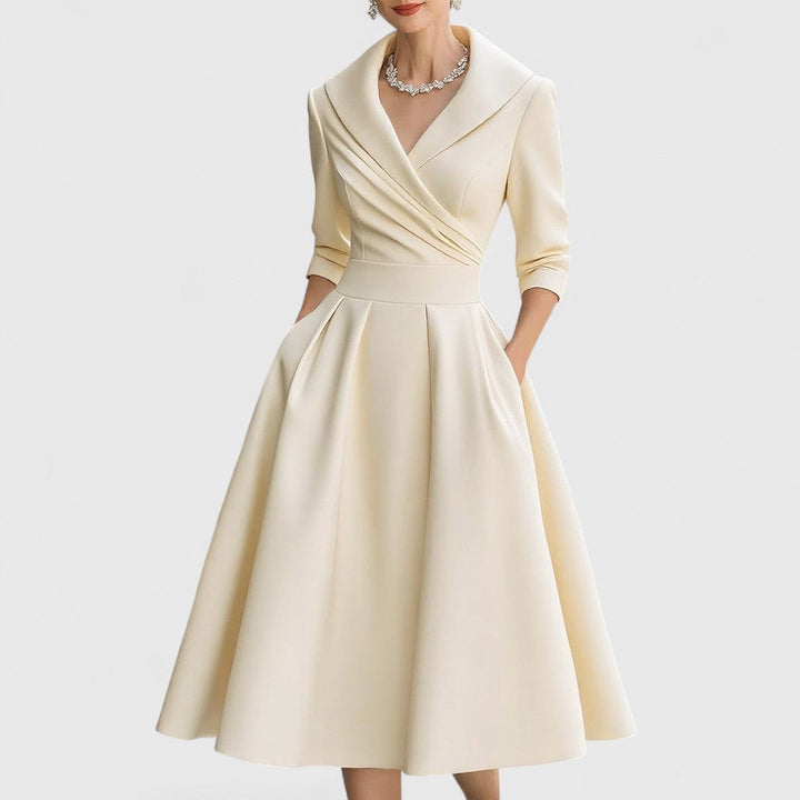 Nicole | Elegants Midi-Chleid