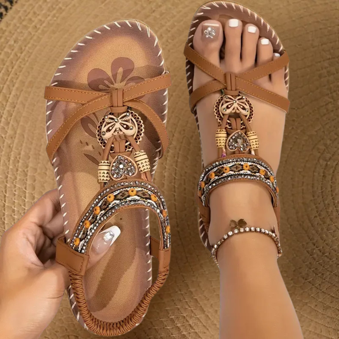 Nada – Orthopädischi Sandale im Ibiza-Stil, Komfort & Eleganz
