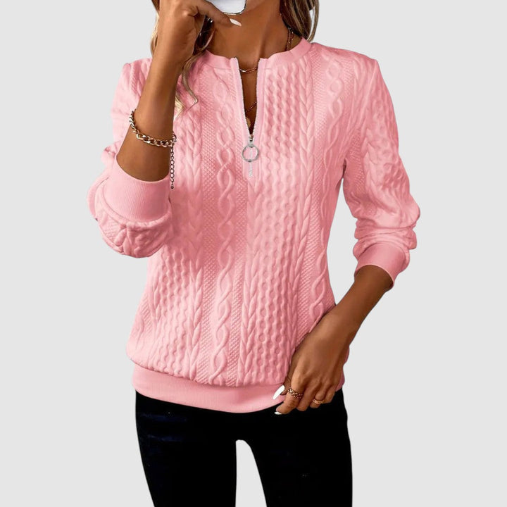 Rozárie – Stylische Zopfstrick-Pulli