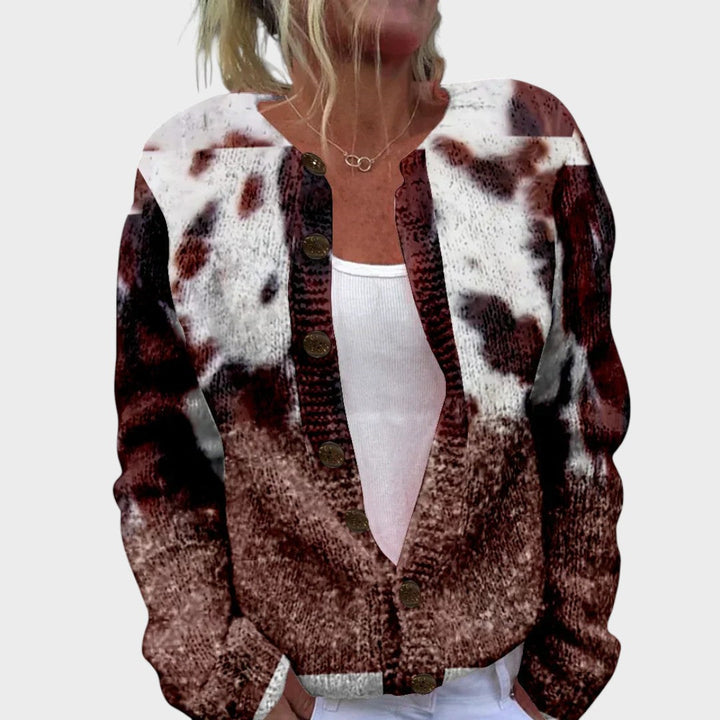 Sara – Blüemli-Cardigan für de Herbscht