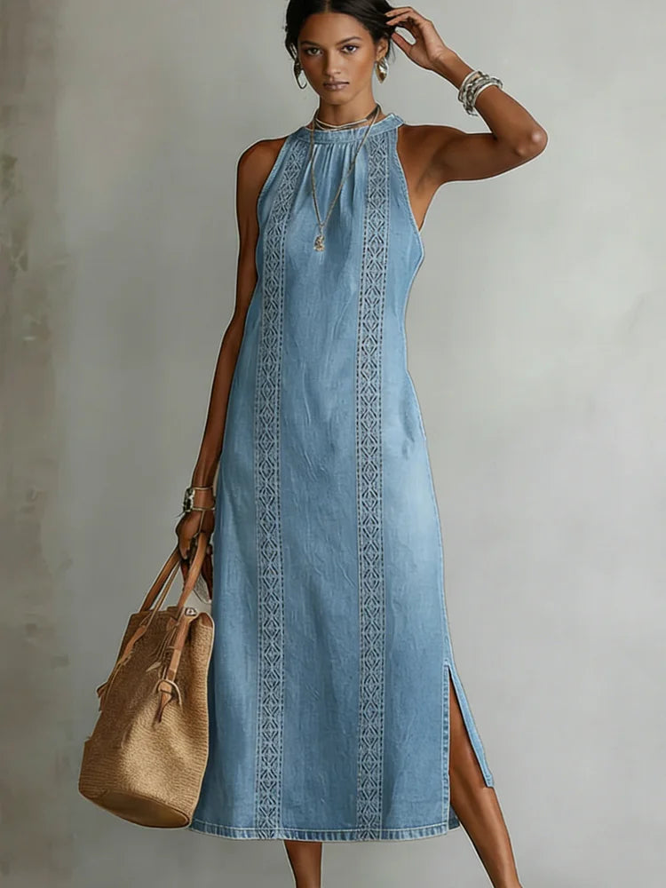 Julia™ | Retro-Spitze-Jeanschleid