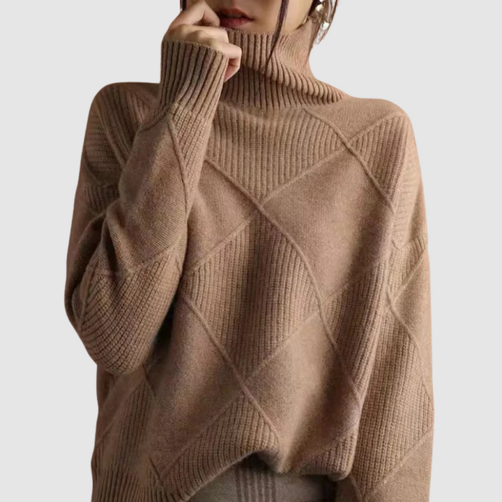 Ester – Strukturierter Rollkragenpullover