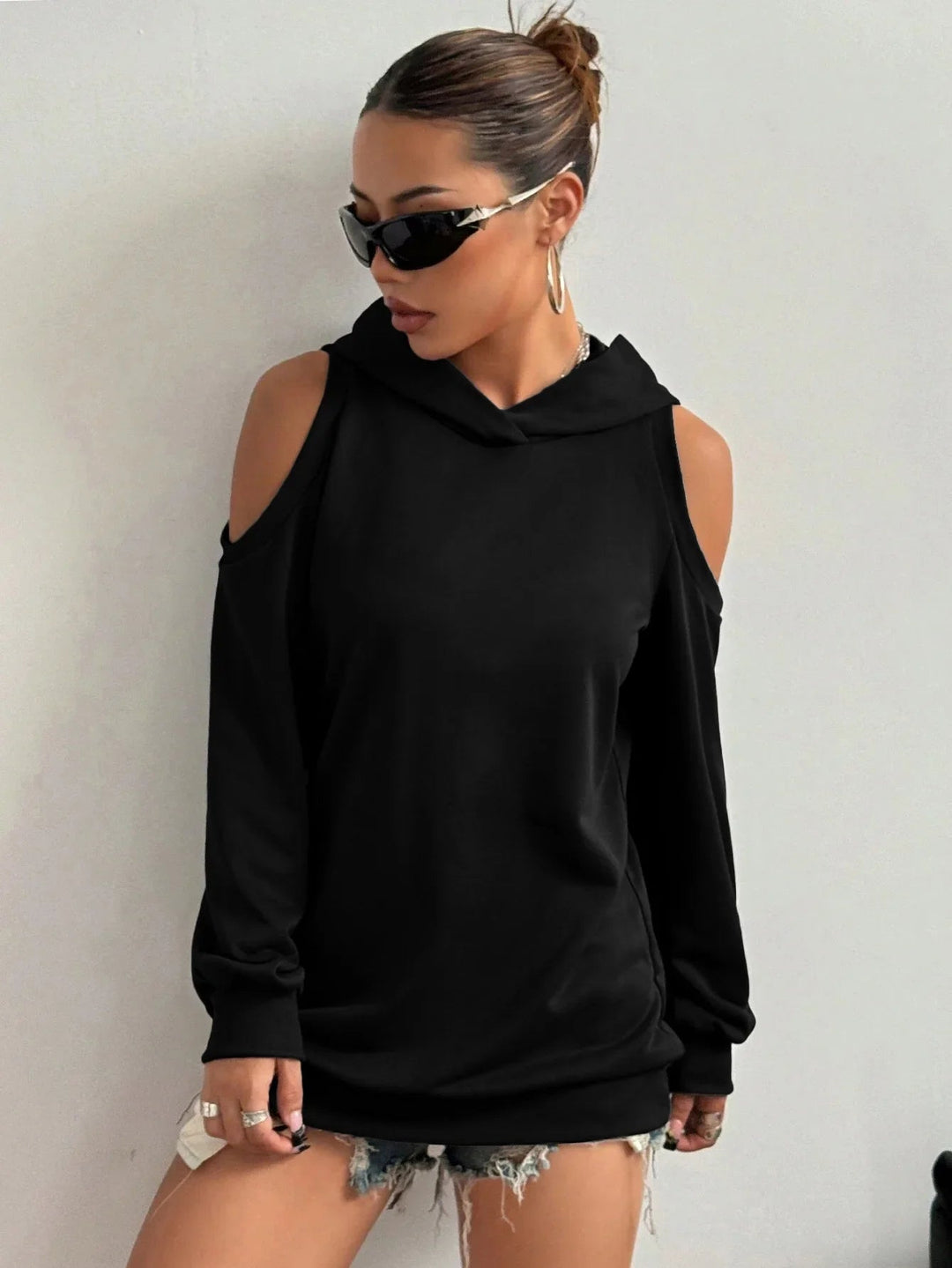 Camélia™ — Elegants Sweatshirt mit offnige Schultere