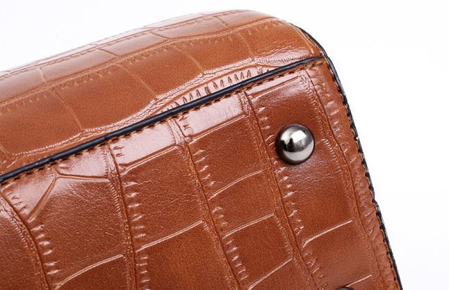 Evelyn – Eleganz für de Alltag, 4-teiligs Lädertasche-Set