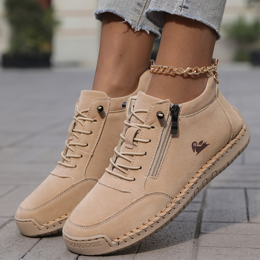 Mila – Bequemi orthopädischi Sneakers + Reissverschluss