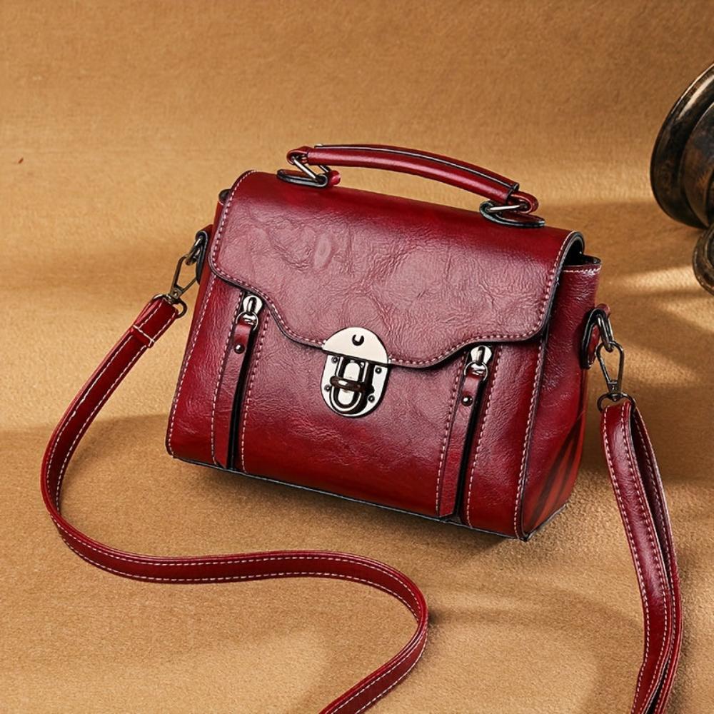 Zoe – Zeitlos elegante Lederschultertasche