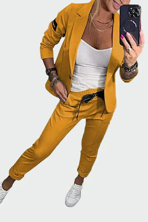 Ella – Lässigs Hose-und-Blazer-Set für Dame