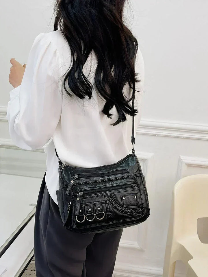 Olivia – Eleganti Schultertasche im Vintage-Stil