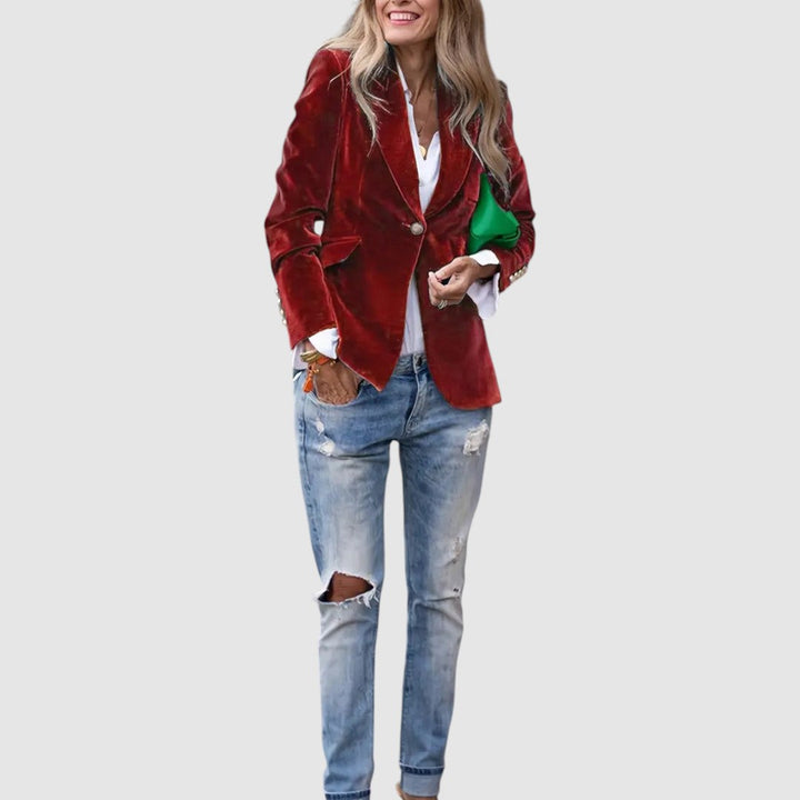 Natálie – Eleganti Samtjacke