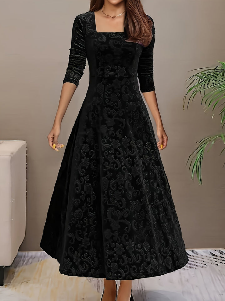 Julie | Elegants Maxichleid mit Muster