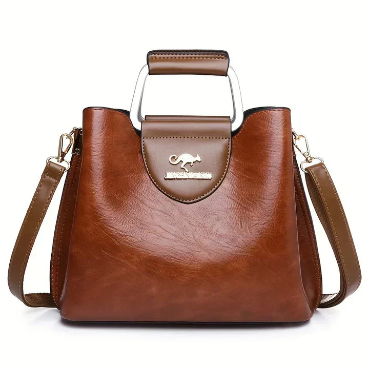 Isabella – Schicki Leder-Chübeltasche