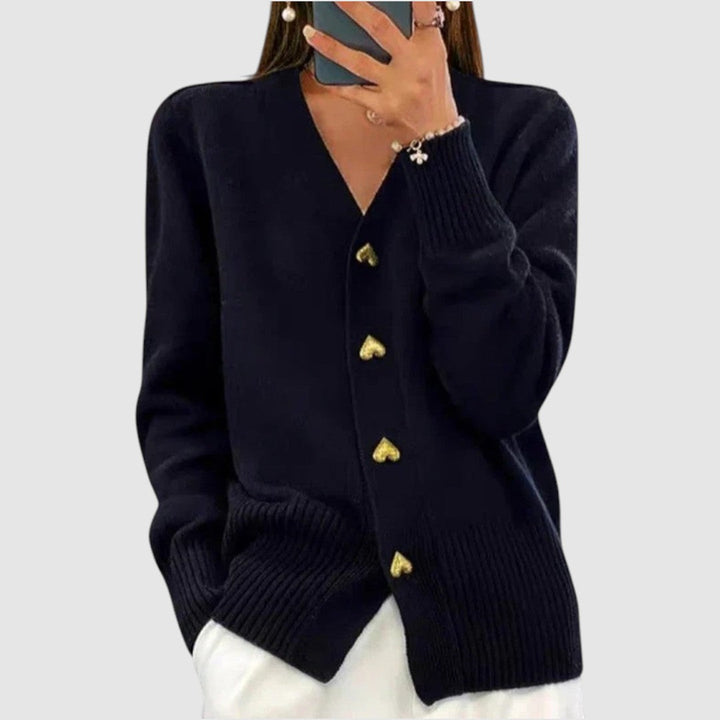 Nela – Klassischi eleganti Strickjacke