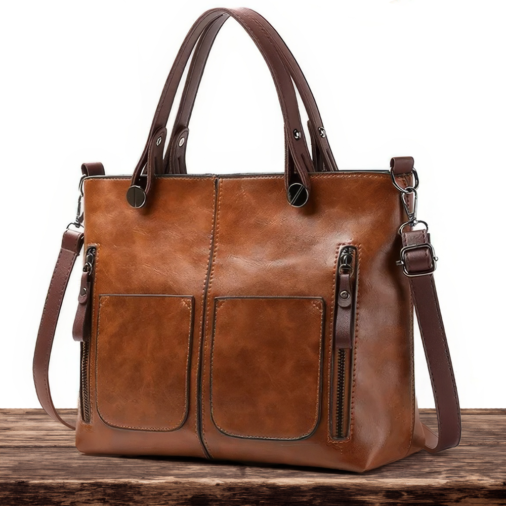 Nancy – Zeitlos elegante Lederschultertasche