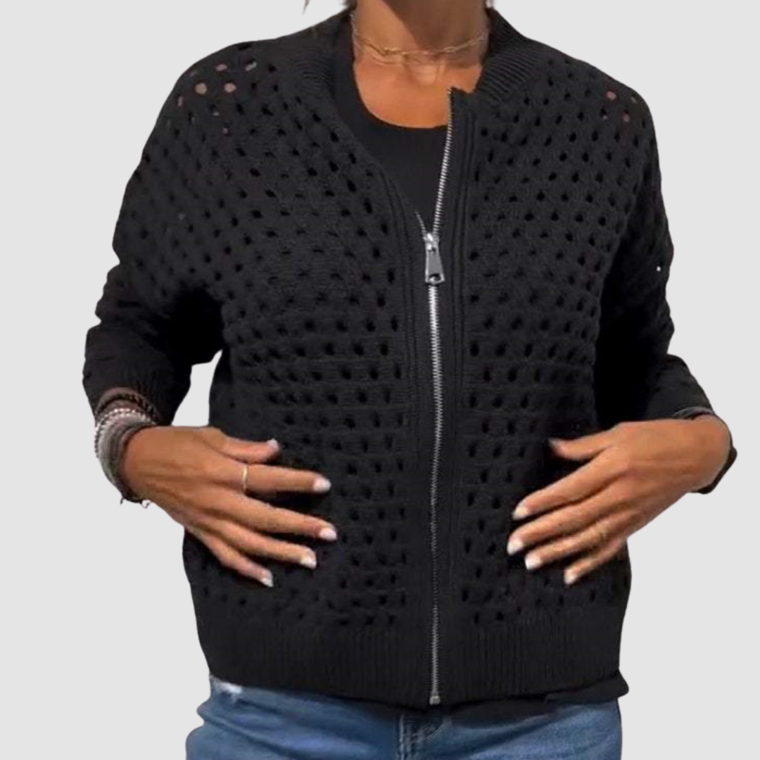 Desiree™ — Raffinierte Strickjacke mit liechtem Tragkomfort