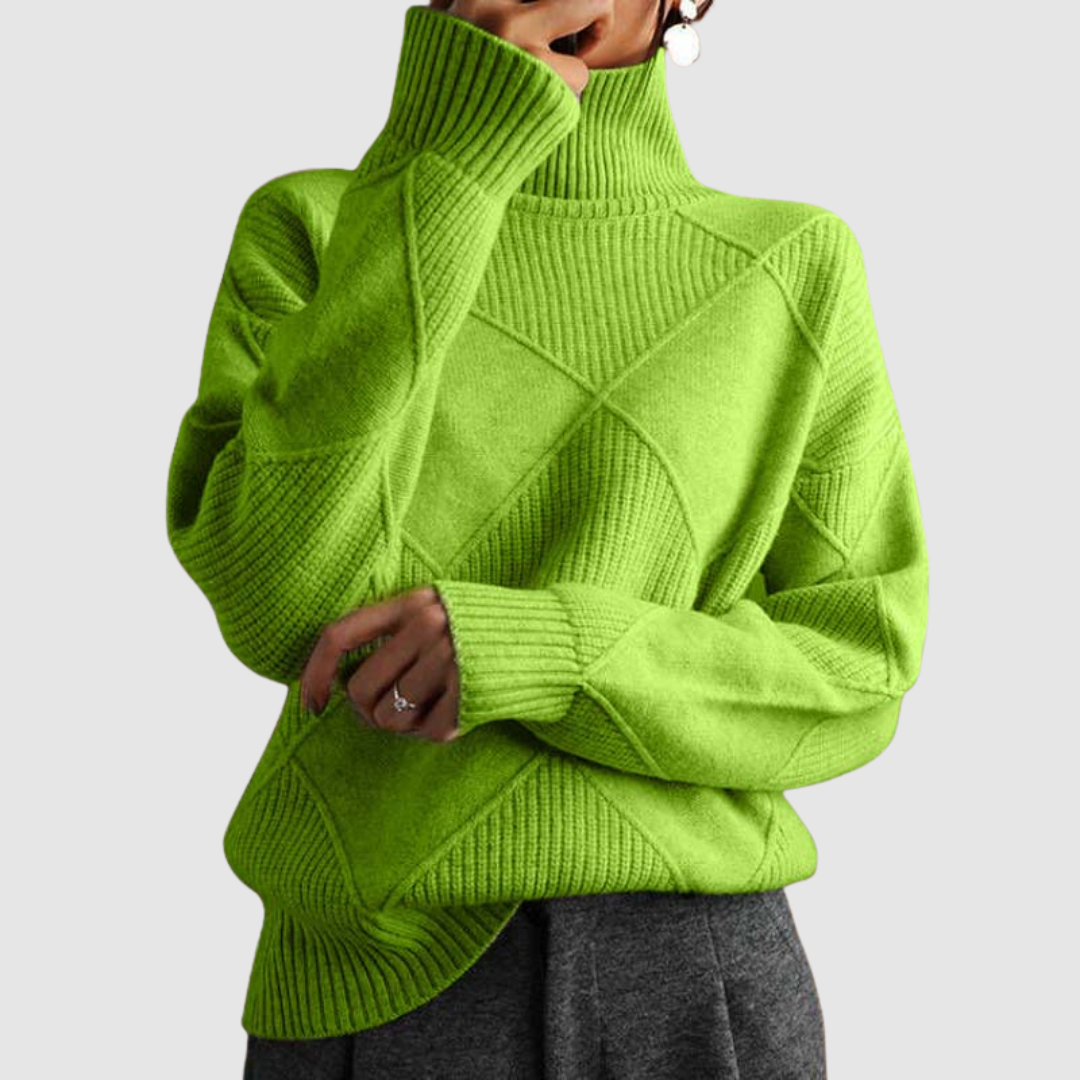 Ester – Strukturierter Rollkragenpullover