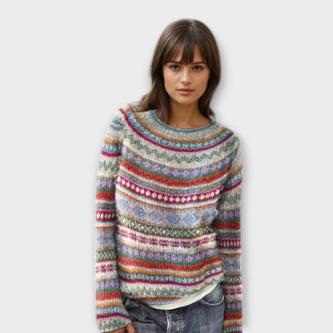Manonin – Lockerer und weicher Pulli mit Streife
