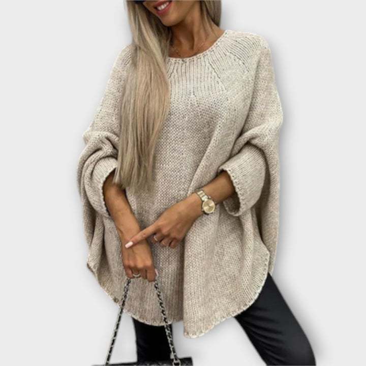 Isabelle – Stilvoller Damenpullover mit Rundhalsausschnitt
