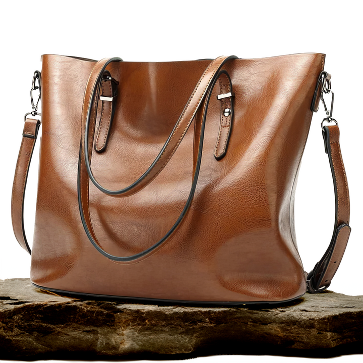 Jane – Ziitlosi Vintage-Läderhandtasche