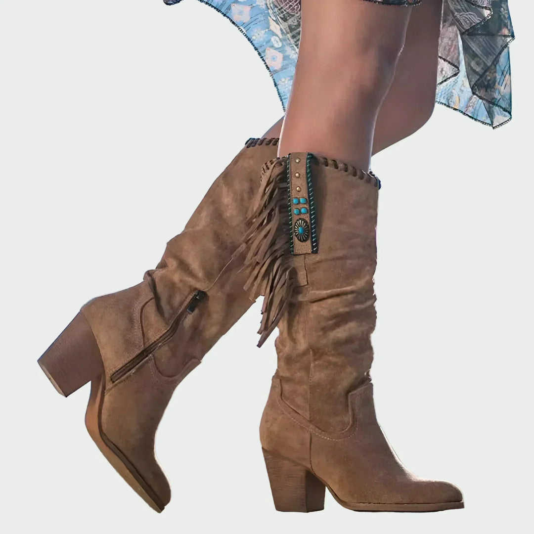 Edyta – Bequeme Leder-Stiefeletten