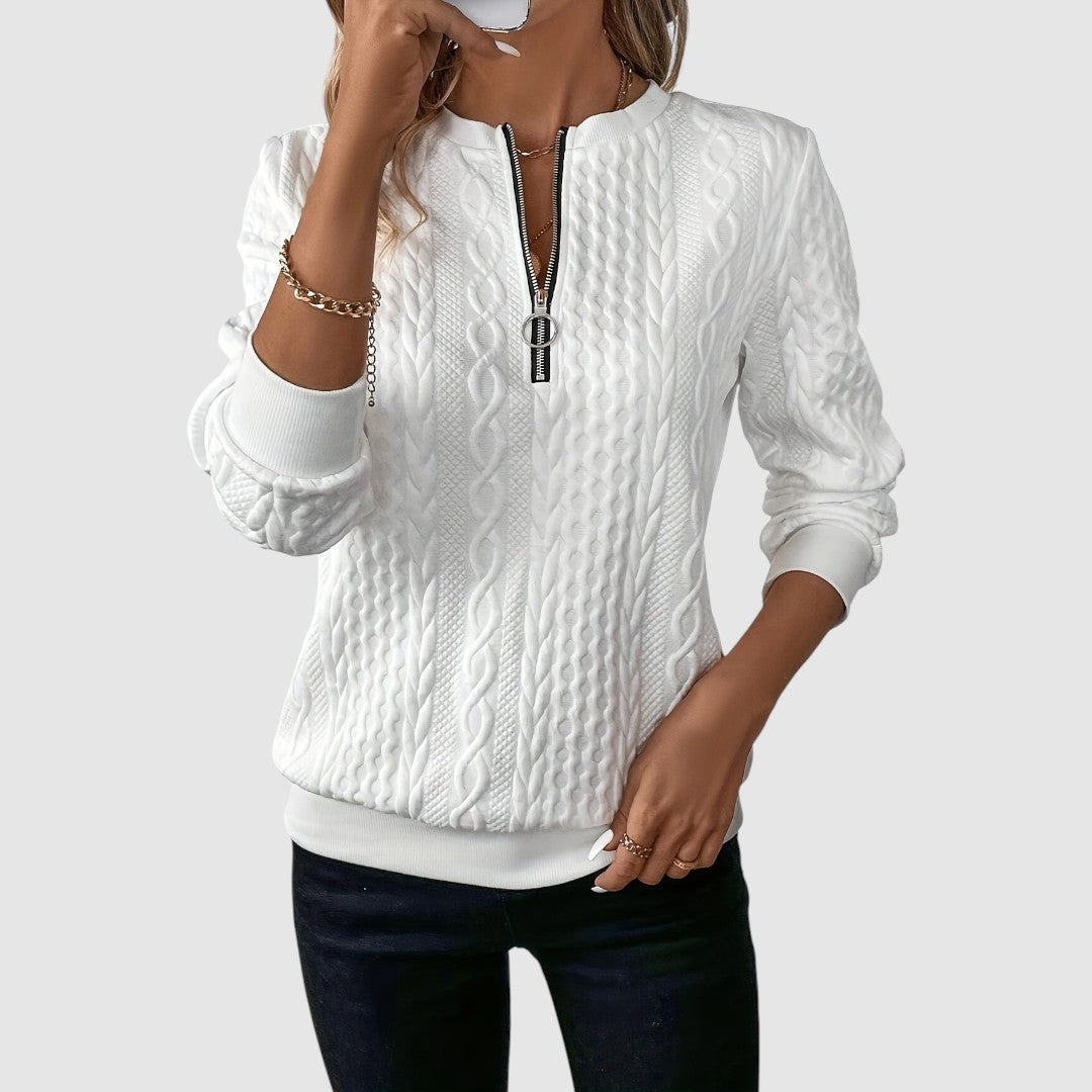 Rozárie – Stylische Zopfstrick-Pulli