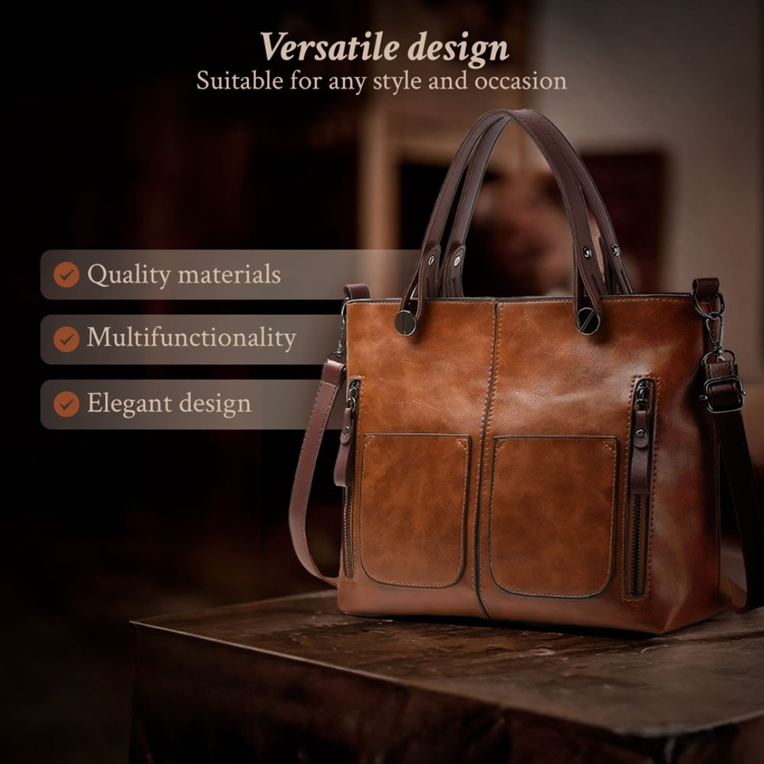 Nancy – Zeitlos elegante Lederschultertasche
