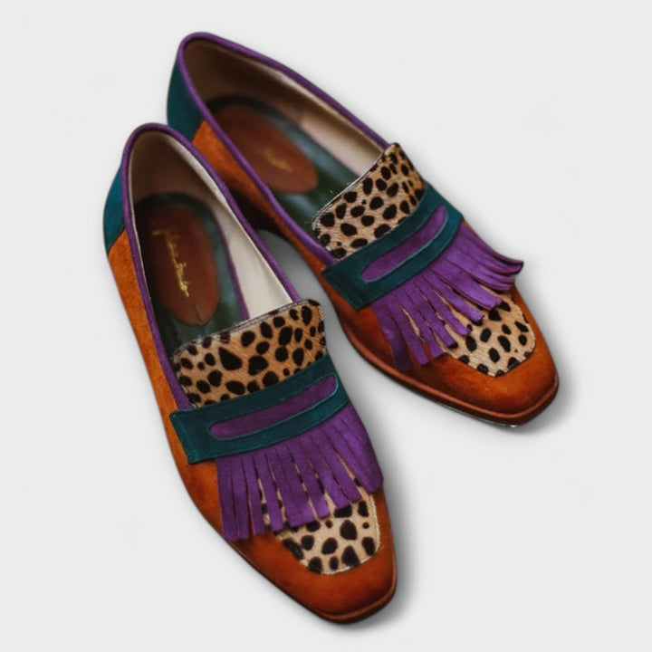 Fallon™ | Mokassin in Braun mit Leopardmuster