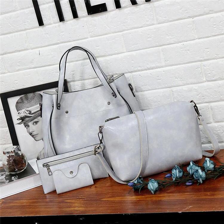 Riley – Vintage Soft 4-teiligs Leder-Täsche-Set