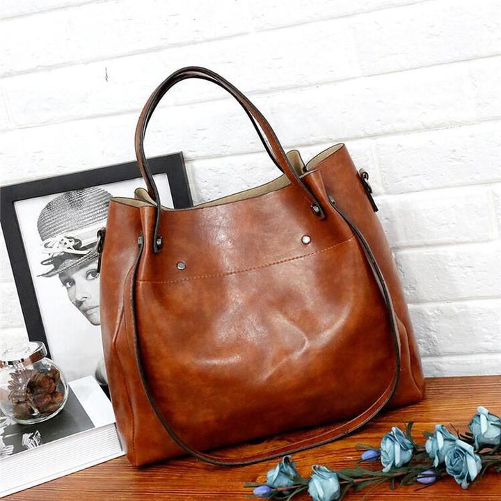 Riley – Vintage Soft 4-teiligs Leder-Täsche-Set