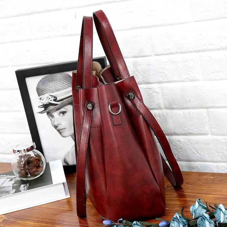 Riley – Vintage Soft 4-teiligs Leder-Täsche-Set