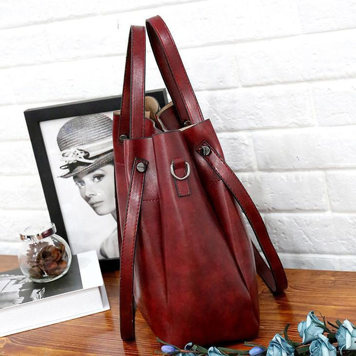 Riley – Vintage Soft 4-teiligs Leder-Täsche-Set