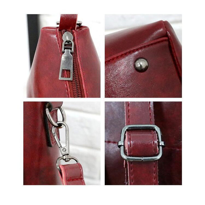 Riley – Vintage Soft 4-teiligs Leder-Täsche-Set