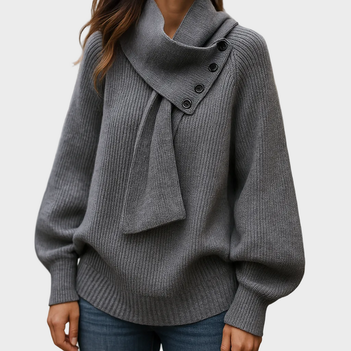 Arielle – Bequemer Pullover mit Schalkragen