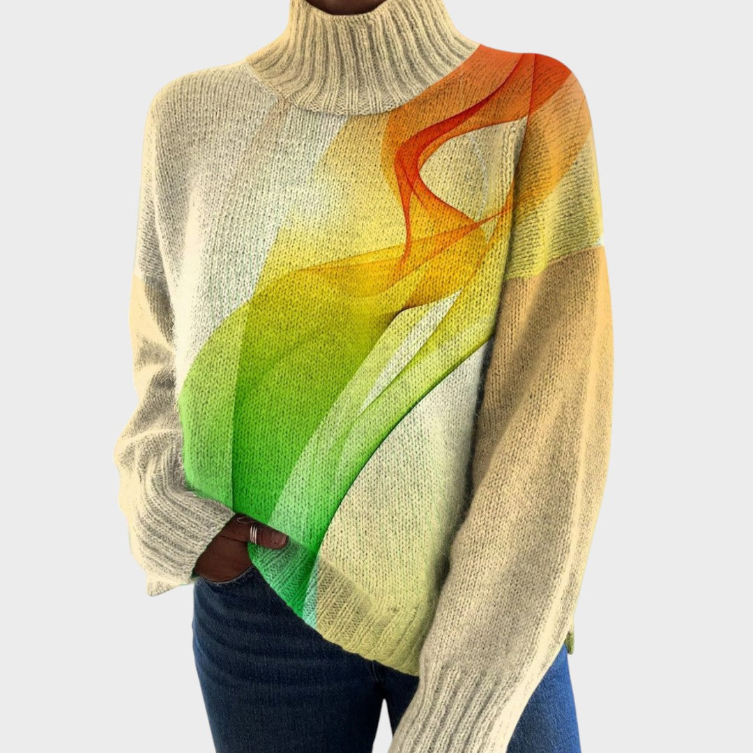 Bianca – Künstlerisch gstrickte Zopfpullover