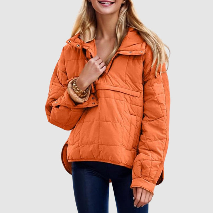 Anežka – Oversize-Bluse mit Kapuze