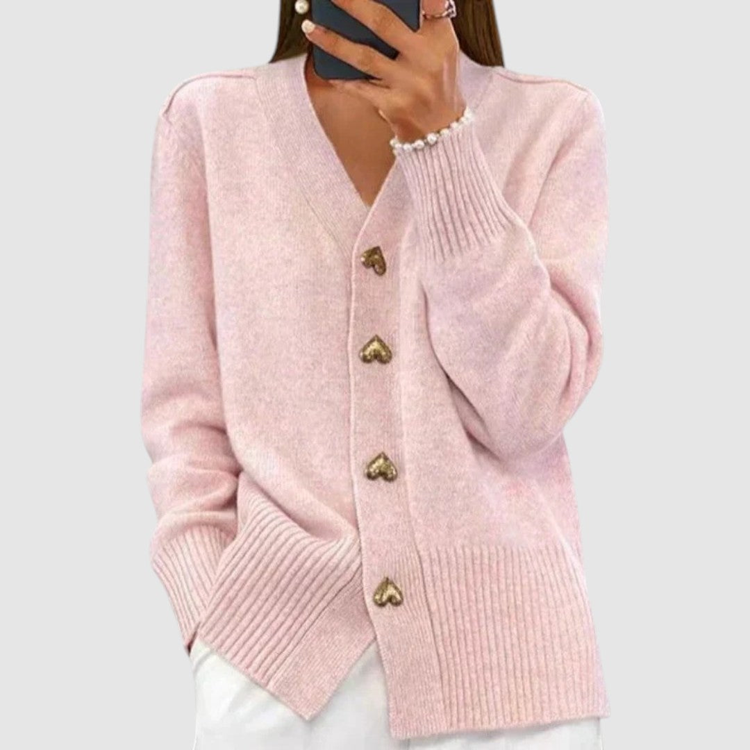 Nela – Klassischi eleganti Strickjacke