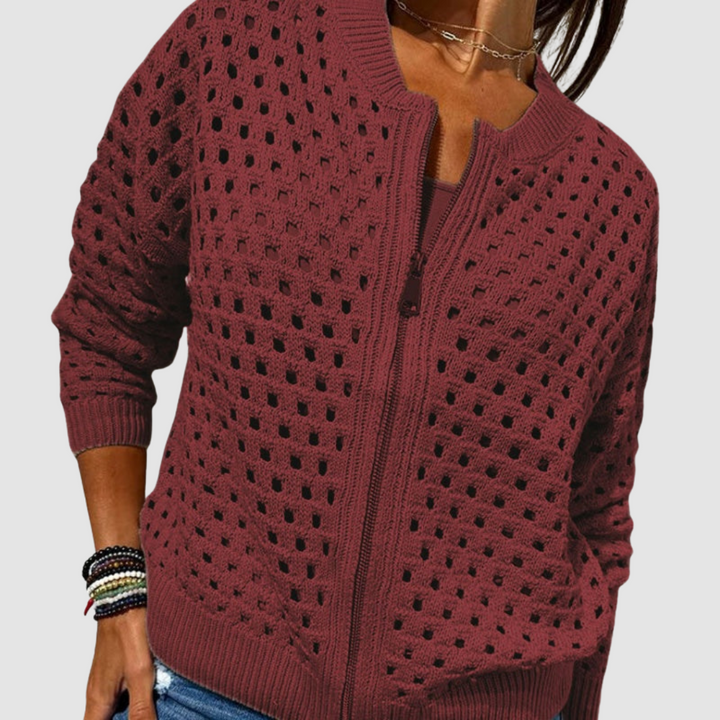Desiree™ — Raffinierte Strickjacke mit liechtem Tragkomfort