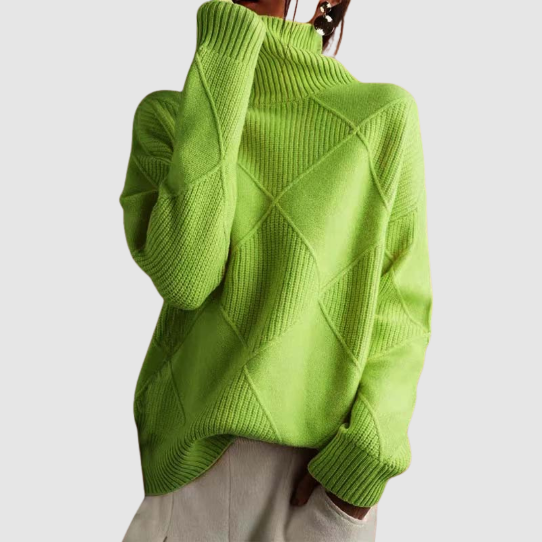 Ester – Strukturierter Rollkragenpullover