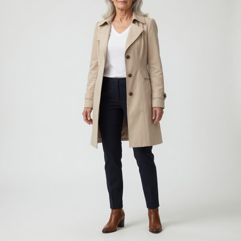 Matheline™ — Taillierter Trenchcoat mit zeitloser Pariser Eleganz