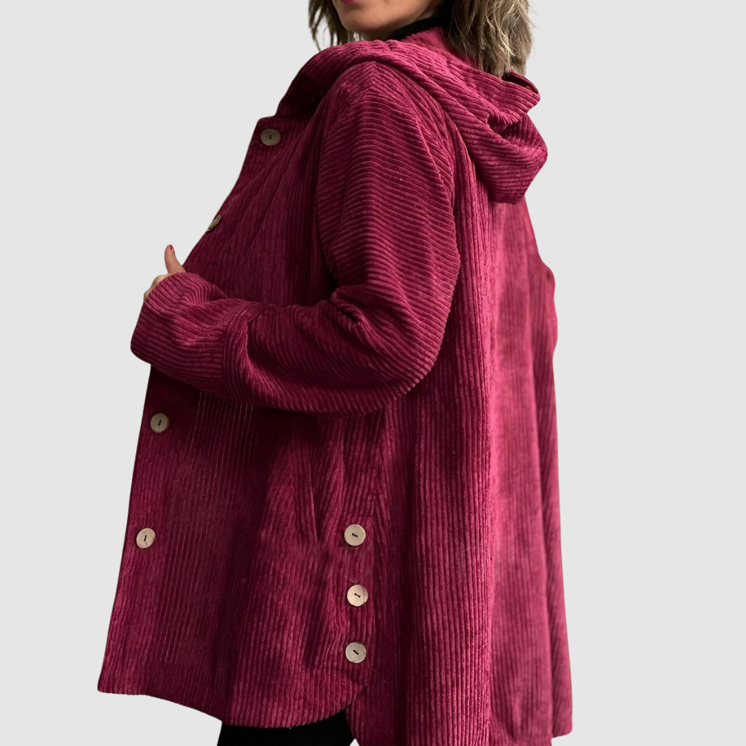 Stella – Bequemi Samtjacke mit Chappe