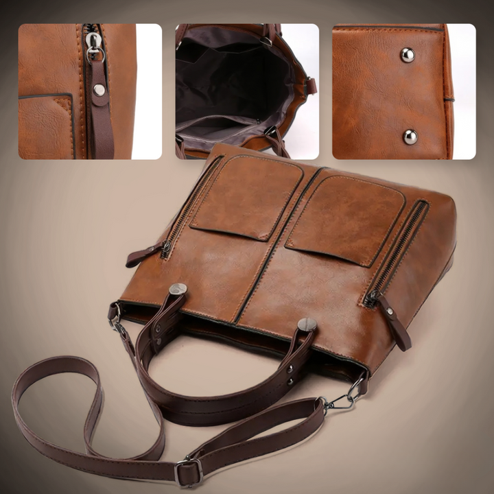 Nancy – Zeitlos elegante Lederschultertasche