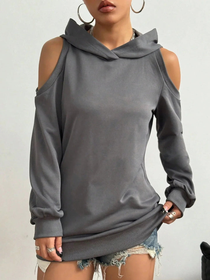 Camélia™ — Elegants Sweatshirt mit offnige Schultere