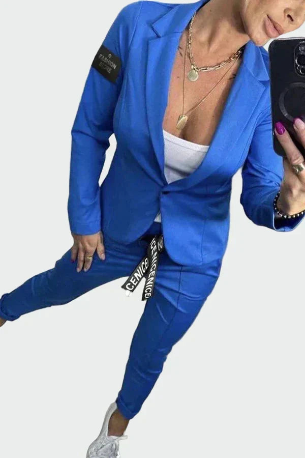Ella – Lässigs Hose-und-Blazer-Set für Dame