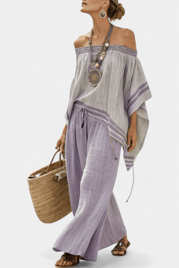 Natália – Boho-Bardot-Set