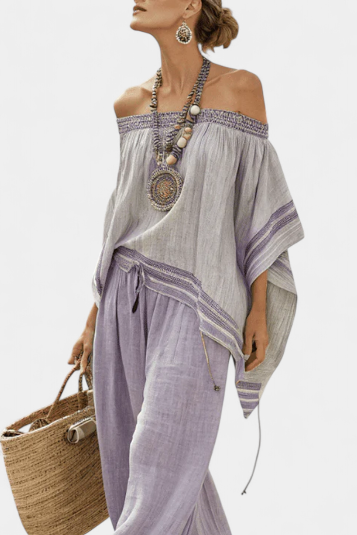 Natália – Boho-Bardot-Set