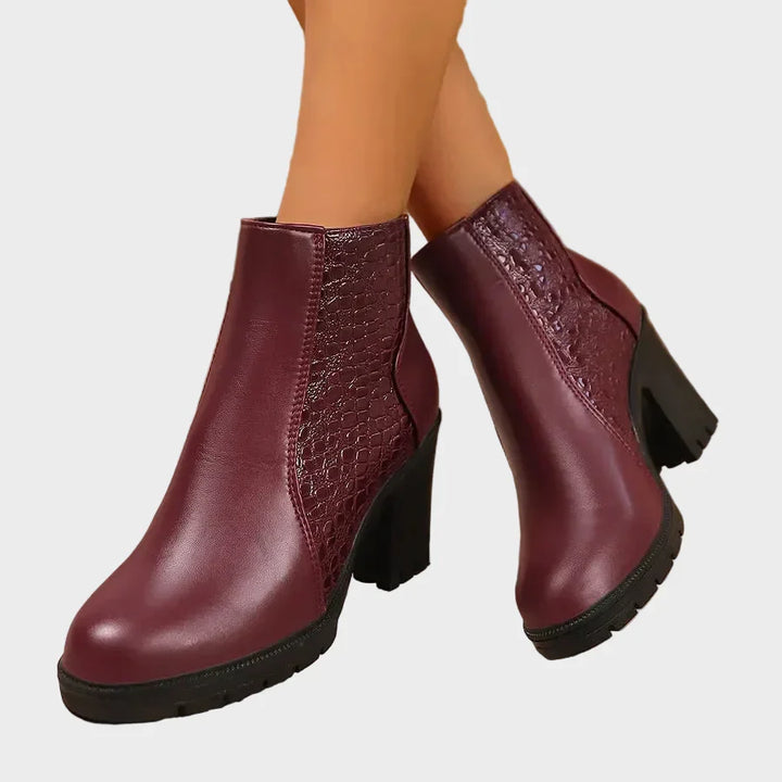 Katarzyna™ Schuhe mit dickem Absatz aus echtem Leder und Fussgewölbe-Unterstützung 💫