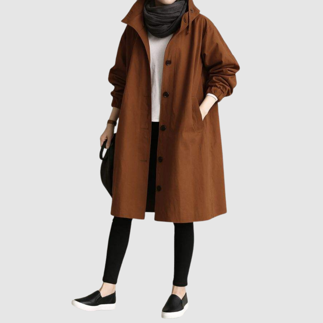 Magdaléna – Oversize-Jacke mit Kapuze