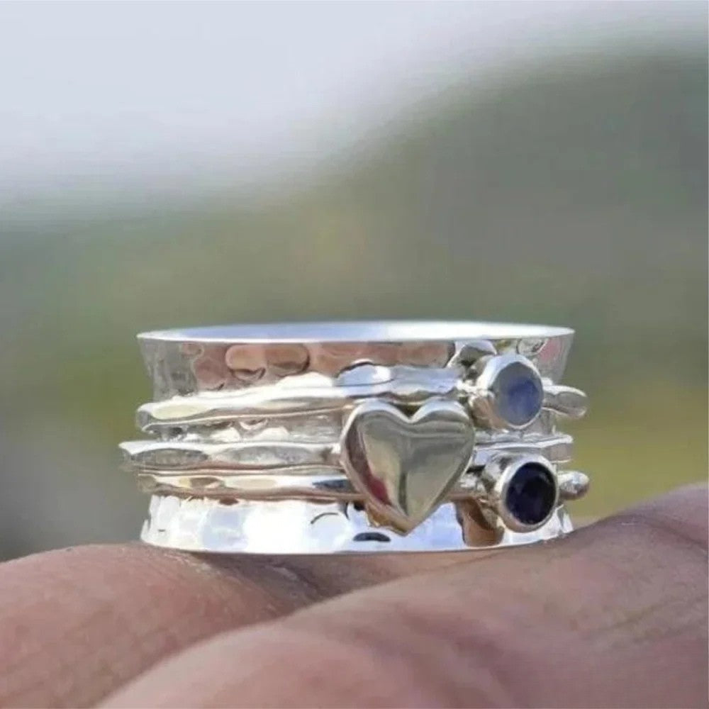 Härzförmige Spinner-Ring